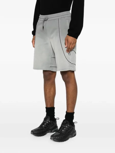 Pantaloni scurți Off-white cu imagine alb