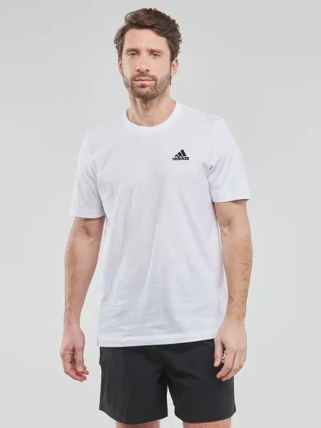 Majica Adidas s vezom od jersey bijela