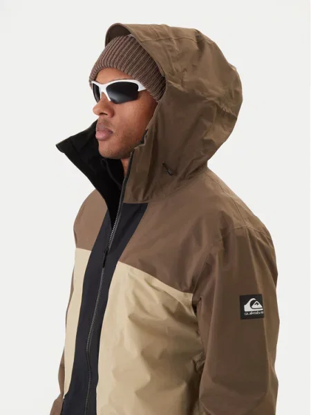 Quiksilver Μπουφάν για snowboard Forever Stretch Goretex Jk Modern Fit καφέ