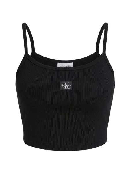 Crop top Calvin Klein černý