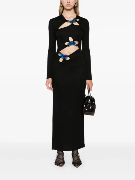 Maxi suknele Christopher Esber juoda