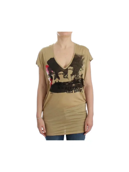 Koszulka Costume National beżowa