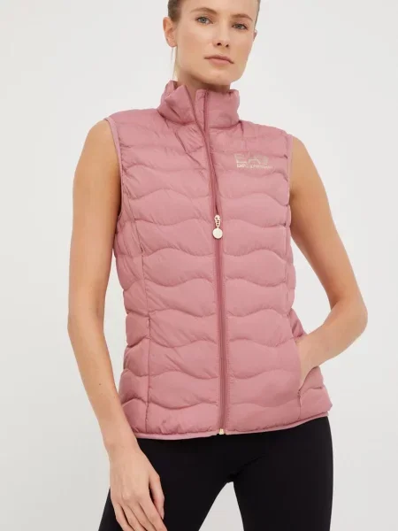 Emporio Armani bezrękawnik przejściowy różowy