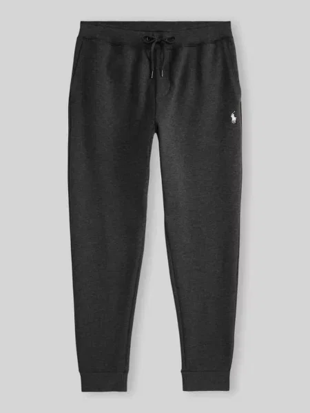 Spodnie dresowe o kroju regular fit z mieszanki bawełny Polo Ralph Lauren szare