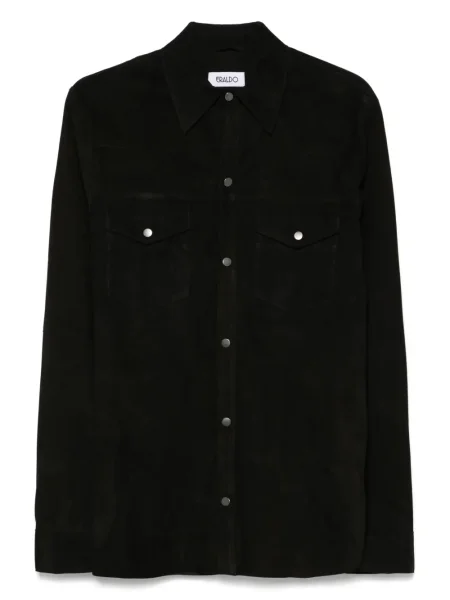 Велурена риза Eraldo черно