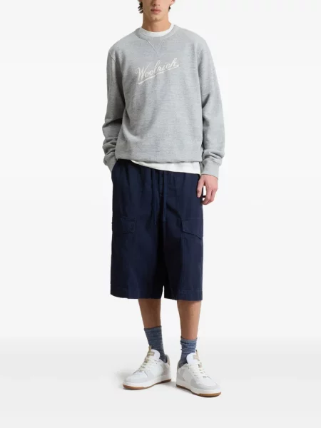 Hanorac crewneck Woolrich gri