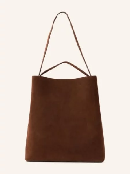Aesther Ekme Taška Přes Rameno Sac Tote tmavě hnědá