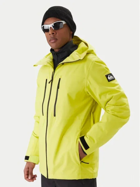 Quiksilver Сноуборд яке Sycamore Solid Modern Fit жълт