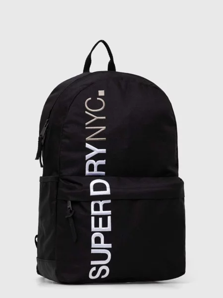Torba Superdry w miejskim stylu czarna