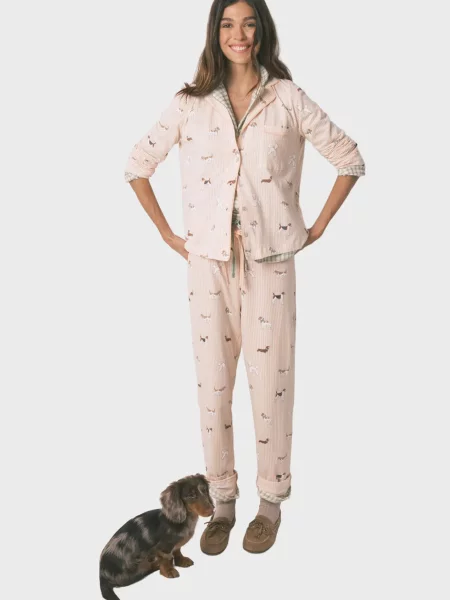 Смугаста піжама Women'secret помаранчева