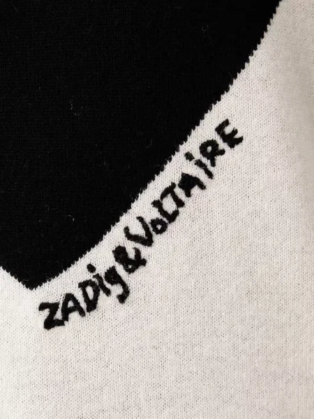 Zadig&Voltaire пуловер дамски от вълна с добавен кашмир SOULO бежово