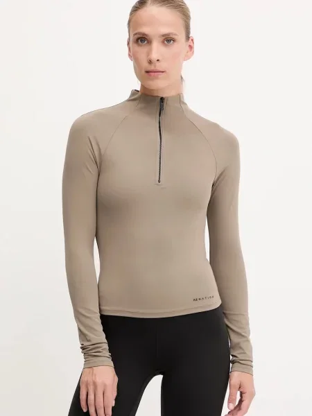 P.E Nation longsleeve Routine beżowa