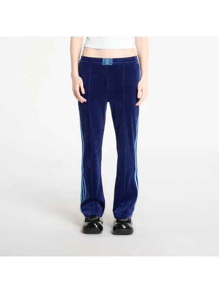 Bársony nadrág Adidas Originals kék