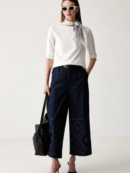 Weekend Max Mara джинси wide leg WKDLAMPADA