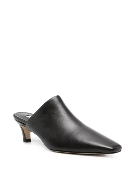 Papuci tip mules Toteme din piele negru