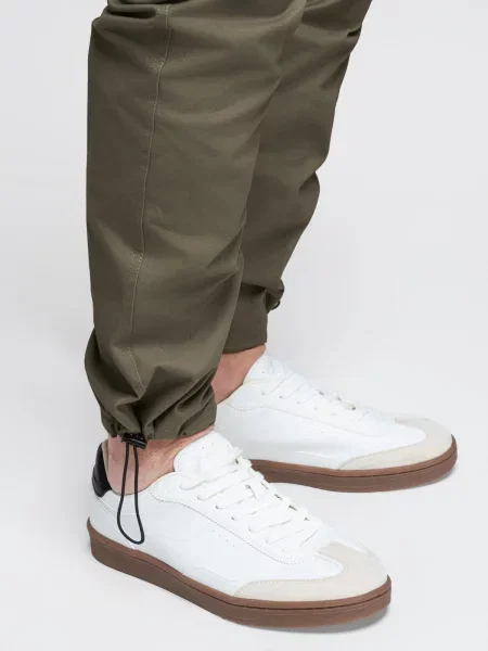 Pantaloni cargo Ombre alb