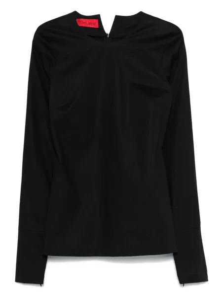 Bluzka Thelatest popelinowa czarna
