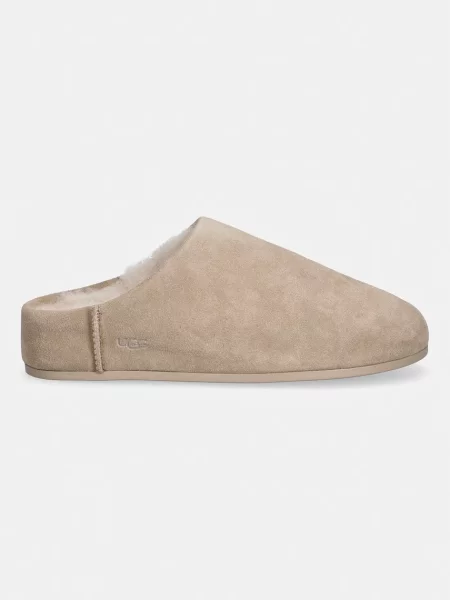 Замшевые тапочки Ugg без шнуровки