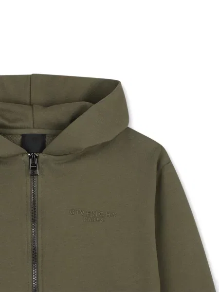 Bluza z kapturem dziecięca Givenchy zielona