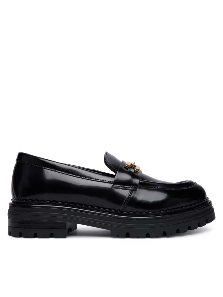 Pantofi loafer Elisabetta Franchi slip-on negru