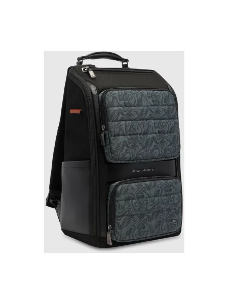 Torba na laptopa Piquadro skórzana wodoszczelna niebieska