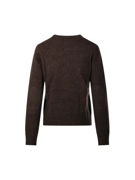 Sweter Max Mara wełniany brązowy