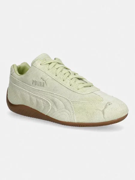 Puma Speedcat Danielle Cathari sneakers de femei din piele întoarsă verde