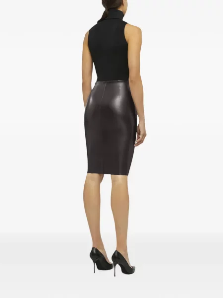 Fustă tip creion Wolford maro