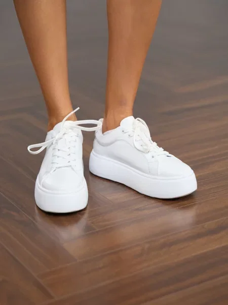 Шкіряні Кеди низькі TrikoBakh білий