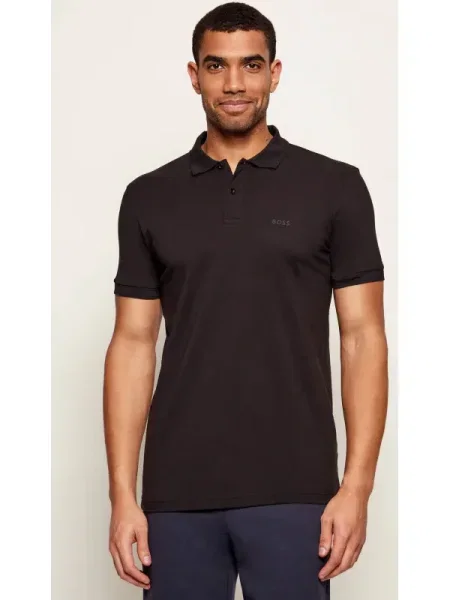 BOSS GREEN Polo Pio 1 | negru