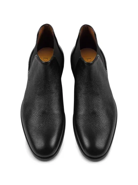 Botine chelsea Doucal's din piele negru