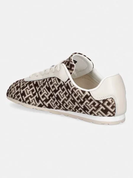 Tommy Hilfiger BELLA MONOGRAM SNEAKER sneakersy brązowe
