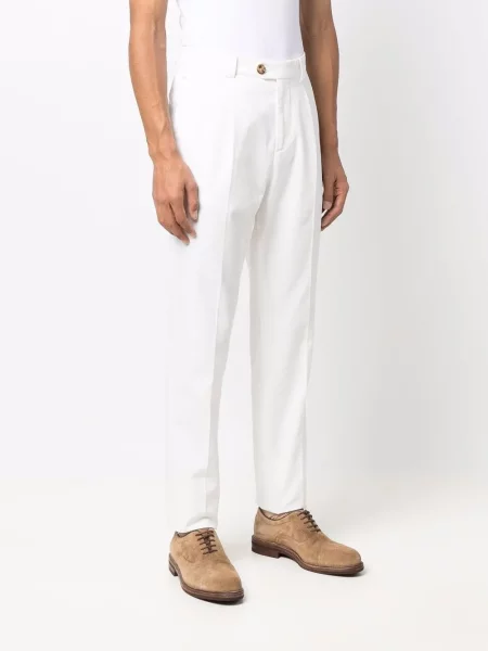 Chinos Brunello Cucinelli bílé