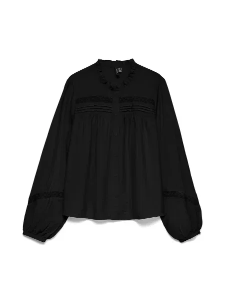 VERO MODA Bluză VMCasey' negru