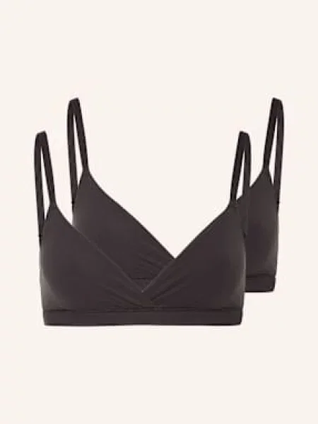 Skims Bustier Podprsenky Fits Everbody 2 Kusy V Balení onyx