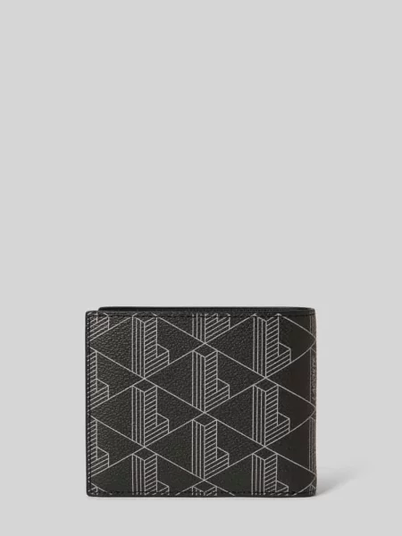 Lacoste portfel + brelok czarny