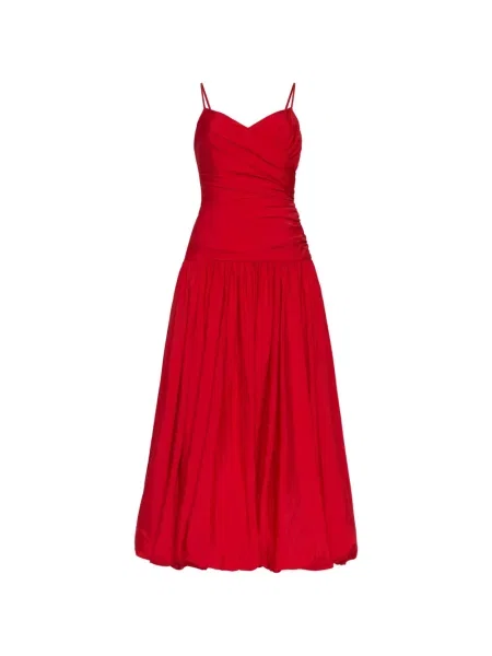 Rochie Cinq A Sept drapată roșu