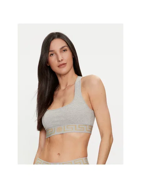 Versace Бюстгальтер-топ сірий