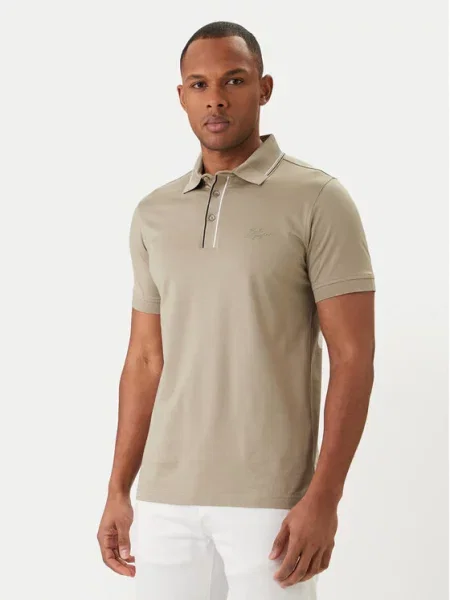 KARL LAGERFELD Tricou polo Kaki bej