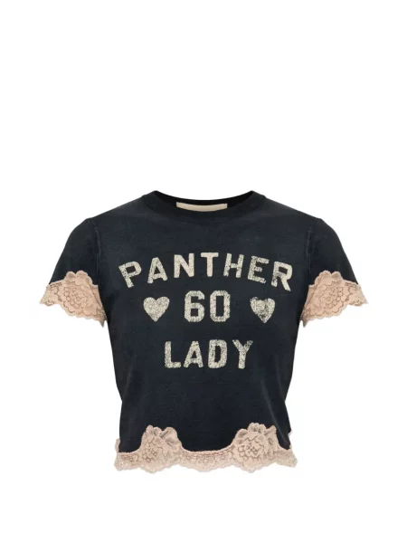 Top Valentino Garavani din dantelă negru