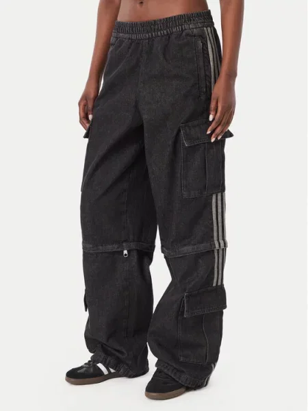 Adidas Дънки Oversize черен