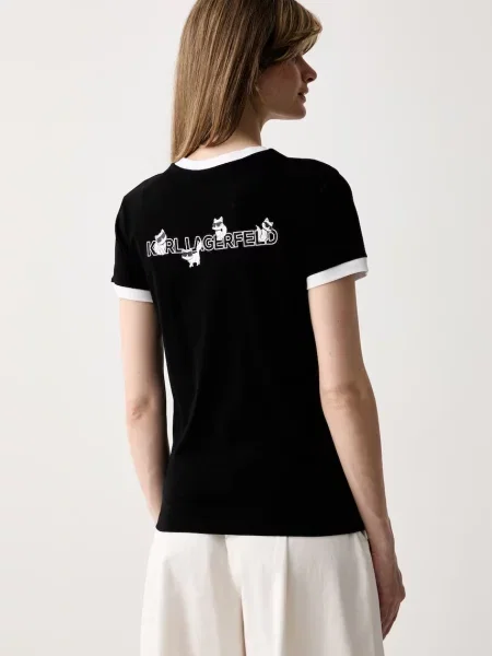 Karl Lagerfeld T-shirt IKON czarna