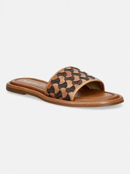 Natikači MICHAEL Michael Kors Dana Slide rjava