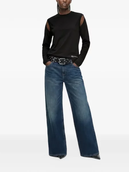 Top Karl Lagerfeld Jeans čierna