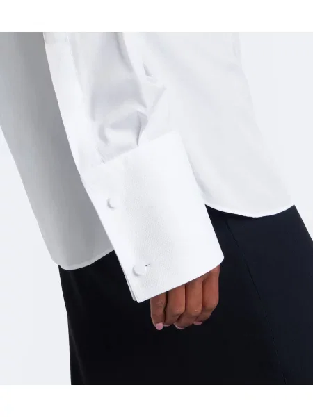 Cămașă Tom Ford din țesătură twill alb