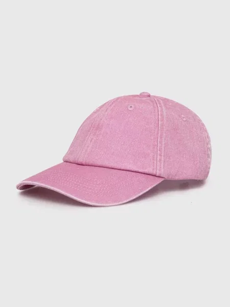 Samsøe Samsøe Czapka Z Daszkiem pink różowa