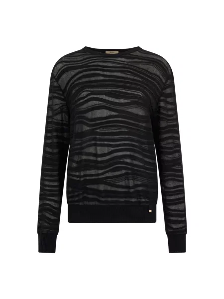Dzianinowy sweter Herno czarny