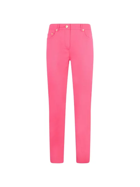Pantaloni Moschino cu autograf roz