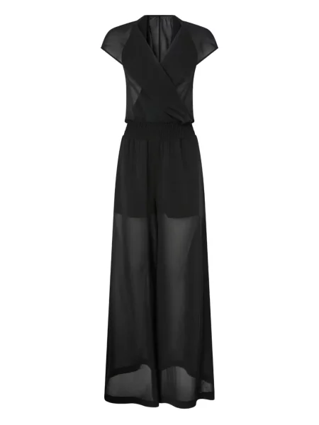 Rochie evazată Pinko cu decolteu în V evazat de costum negru