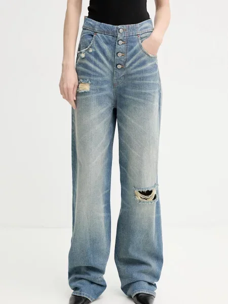 Maison Margiela jeansy niebieskie